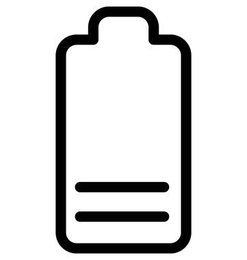 pil vektör çizgisi simgesi