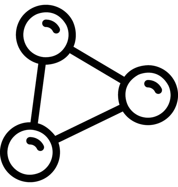 Partager Ligne Vectorielle Icône — Image vectorielle