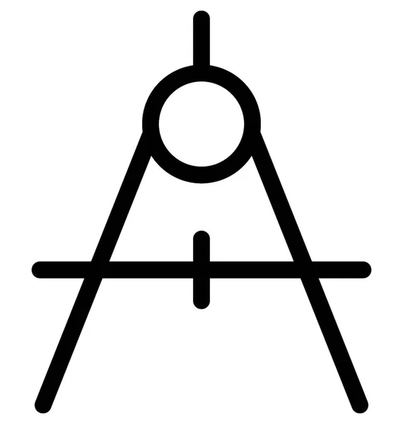 Trennvektorlinien Symbol — Stockvektor