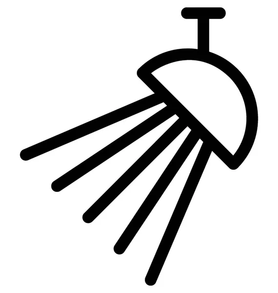 Sputnik Vektorzeilen Symbol — Stockvektor