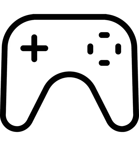 Jogo Console Vector Line Icon —  Vetores de Stock