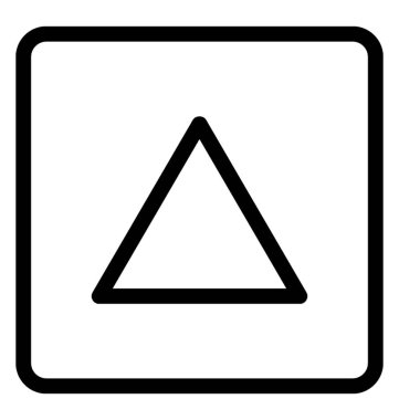 Ok vektör satırı simgesi