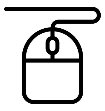 Fare vektör satırı simgesi