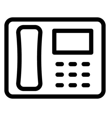 Sabit hat vektör satırı simgesi