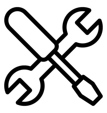 Tercihler vektör satırı simgesi