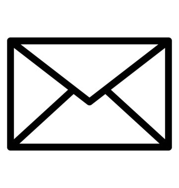 E-posta vektör satırı simgesi