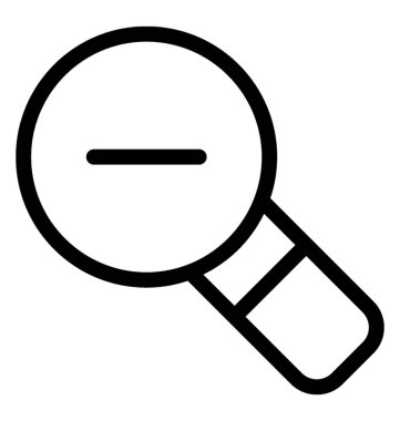 Vektör satırı simgesi zoom