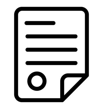 Sözleşme vektör satırı simgesi