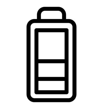 pil vektör çizgisi simgesi