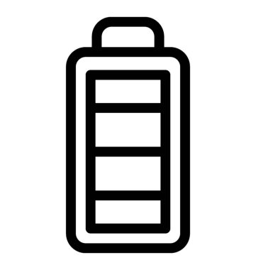 pil vektör çizgisi simgesi