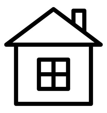 Ev vektör satırı simgesi