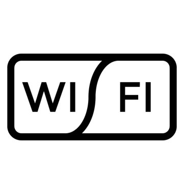 WiFi vektör satırı simgesi