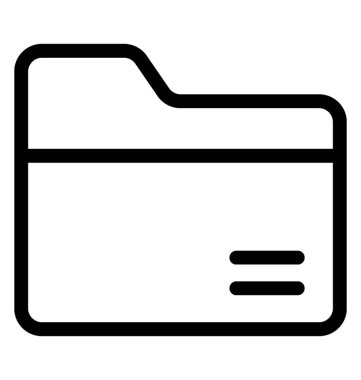 dizin vektör satırı simgesi