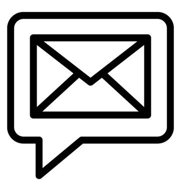 İleti vektör satırı simgesi