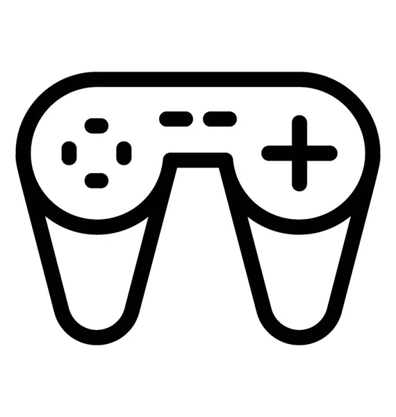 Gamepad Wektor Linii Ikona — Wektor stockowy