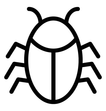 Hata vektör satırı simgesi