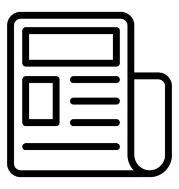 Pusula vektör satırı simgesi