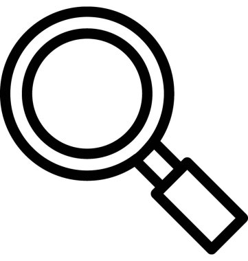 Büyüteç'i vektör satırı simgesi