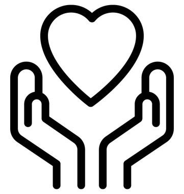 Kan bağışı vektör satırı simgesi