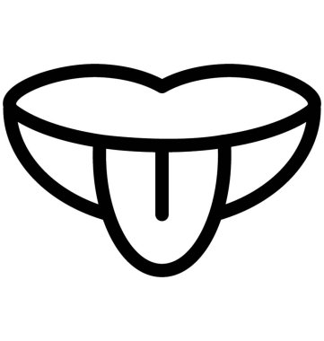 Dil vektör satırı simgesi