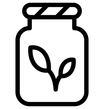 Gıda takviyesi vektör satırı simgesi