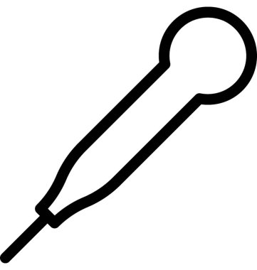 Dart PIN vektör satırı simgesi