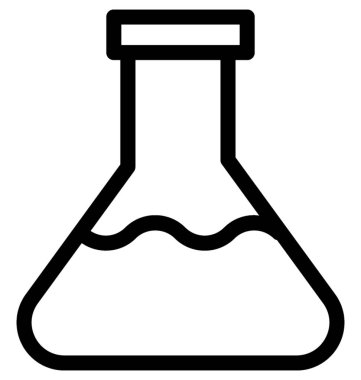 Şişesi vektör satırı simgesi