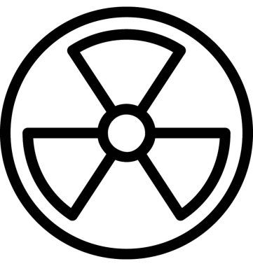 Toksik vektör satırı simgesi