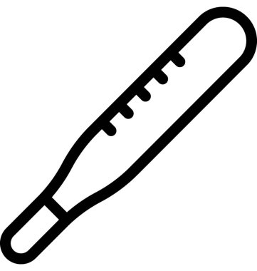 termometre vektör çizgisi simgesi