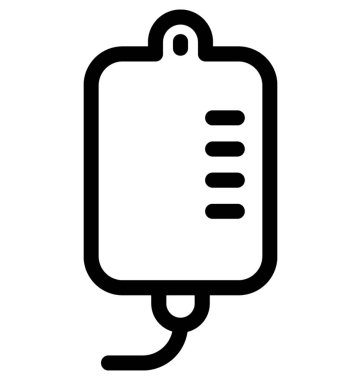 kan nakli vektör çizgisi simgesi