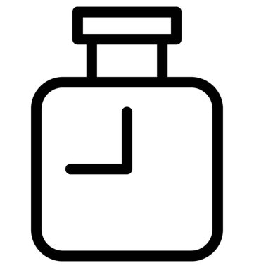 Kronometre vektör çizgisi simgesi