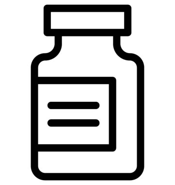 Tıp vektör satırı simgesi