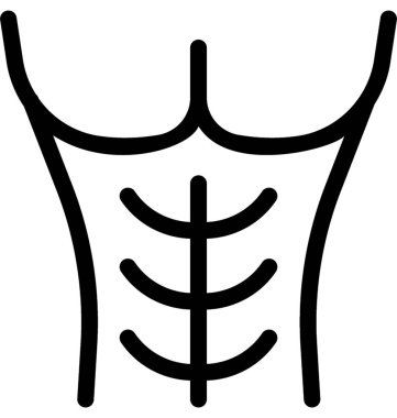 X ışını vektör satırı simgesi