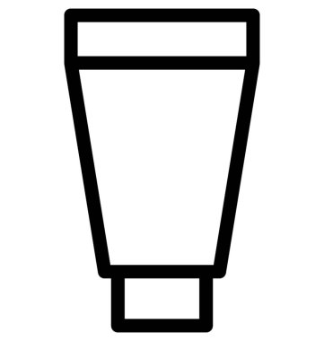 Losyon vektör satırı simgesi