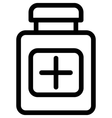 Tıp vektör satırı simgesi 