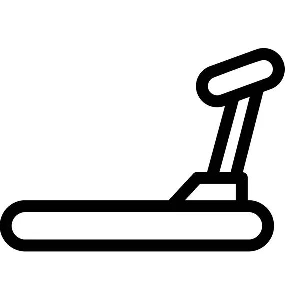 Laufband Vektor Line Symbol — Stockvektor