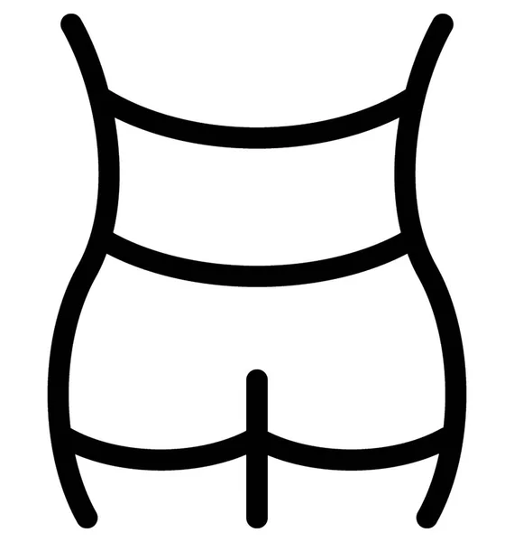 Taillenvektorlinien Symbol — Stockvektor