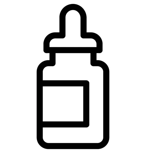 Baby Bottle Vektor Sor Ikon — Stock Vector