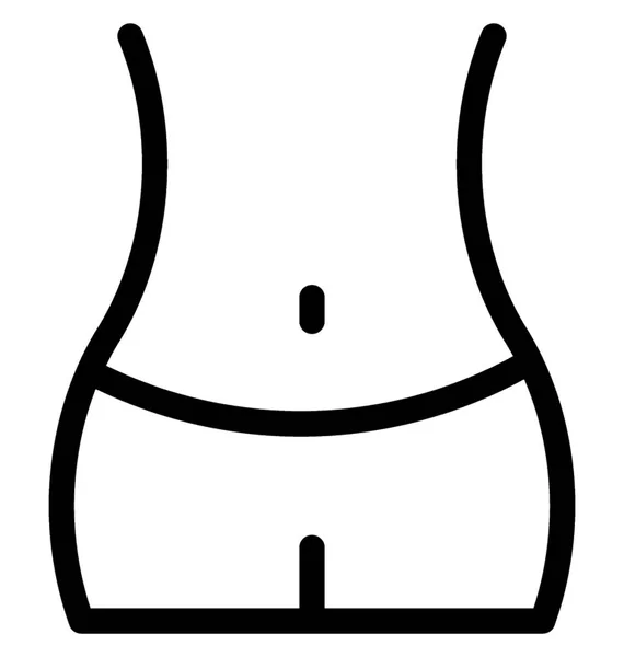 Taillenvektorlinien Symbol — Stockvektor