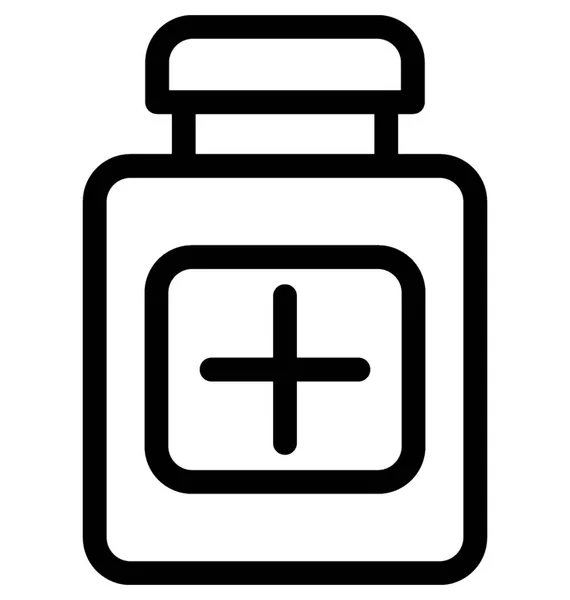 Medicina Vector Line Icon — Vetor de Stock