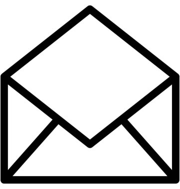 E-posta vektör satırı simgesi