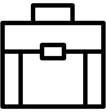 Evrak Çantası'nı vektör satırı simgesi