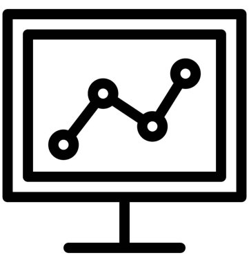 analitik vektör çizgisi simgesi