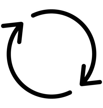 Eşitleme vektör satırı simgesi