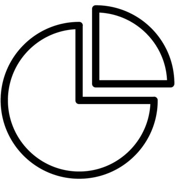 Pasta grafik vektör satırı simgesi