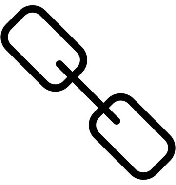 Bağlantı vektör satırı simgesi