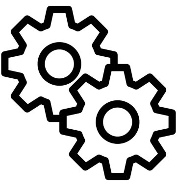 Bakım vektör satırı simgesi