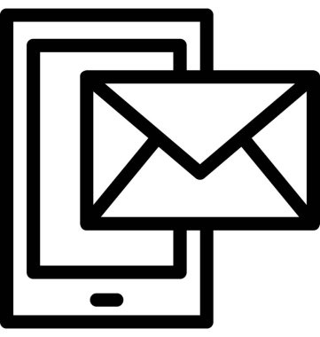 İleti vektör satırı simgesi