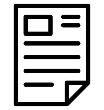 Mektup vektör satırı simgesi