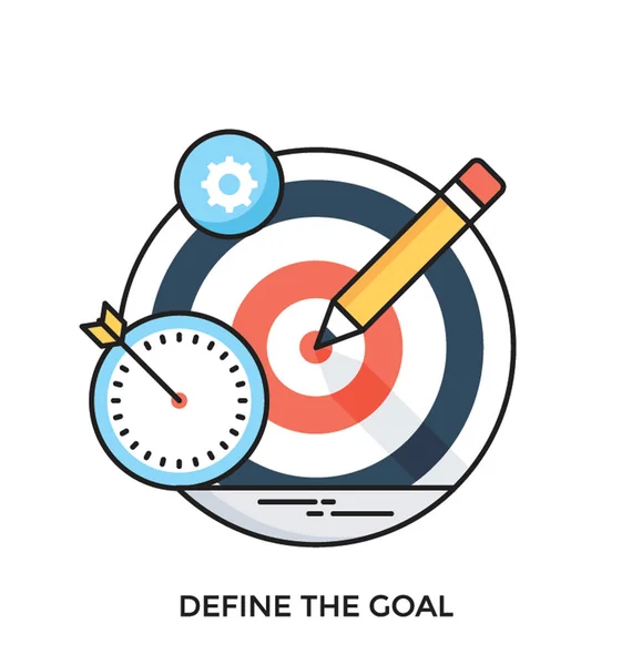 Define the Goal — Stock Vector © vasabii777 62103625